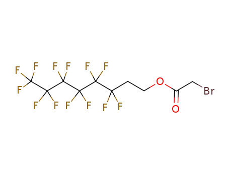 Molecular Structure of 132711-05-8 (Acetic acid, bromo-, 3,3,4,4,5,5,6,6,7,7,8,8,8-tridecafluorooctyl ester)