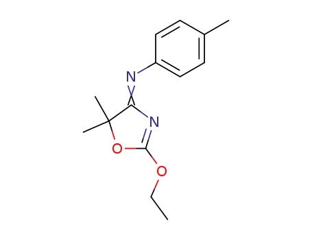 (2-ethoxy-5,5-dimethyl-oxazol-4-ylidene)-p-tolyl-amine