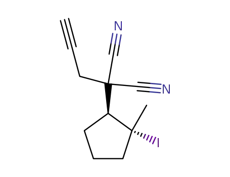 trans-Propargyl-(2-iodo-2-methylcyclopentyl)-malononitrile