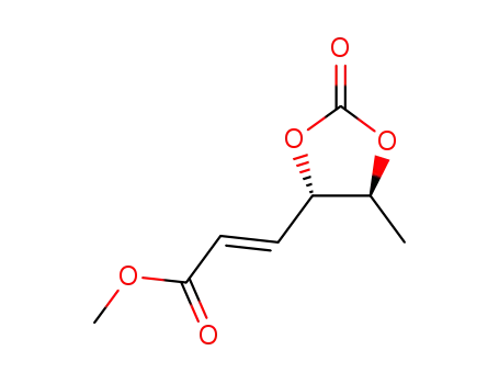 (E)-3-((4S,5S)-5-Methyl-2-oxo-[1,3]dioxolan-4-yl)-acrylic acid methyl ester