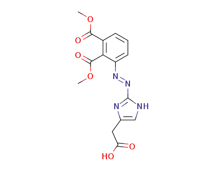 dimethyl 3-<<2-(4-carboxymethyl)imidazolyl>azo>phthalate