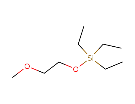Molecular Structure of 73993-16-5 (Silane, triethyl(2-methoxyethoxy)-)
