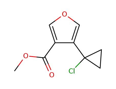 4-(1-Chlorcyclopropyl)-3-furancarbonsaeure-methylester