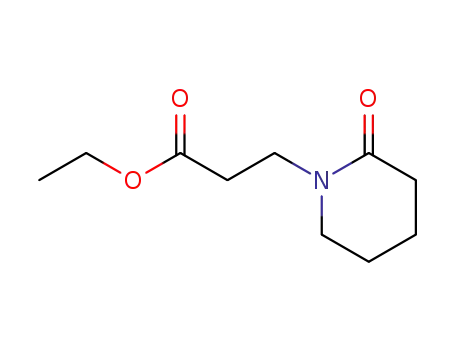 Molecular Structure of 88948-40-7 (1-Piperidinepropanoic acid, 2-oxo-, ethyl ester)