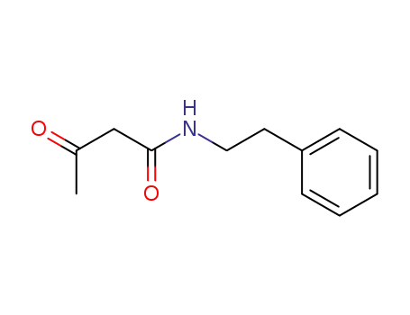 Molecular Structure of 2044-66-8 (Butanamide, 3-oxo-N-(2-phenylethyl)-)