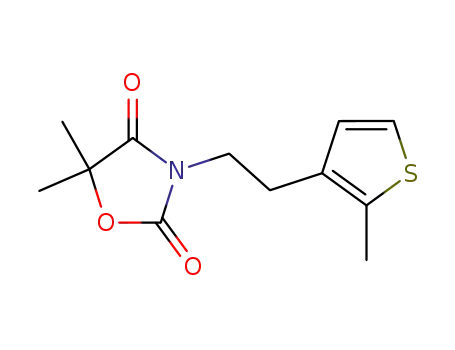 5,5-Dimethyl-3-[2-(2-methyl-thiophen-3-yl)-ethyl]-oxazolidine-2,4-dione