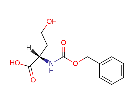 Molecular Structure of 35677-88-4 (N-Carbobenzoxy-L-homoserine)