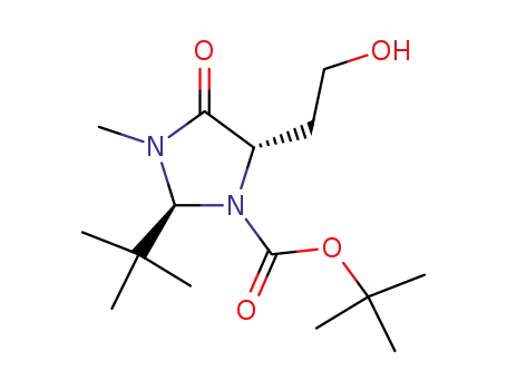 tert-butyl (2S,5S)-2-(tert-butyl)-5-(2-hydroxyethyl)-3-methyl-4-oxo-1-imidazolidinecarboxylate