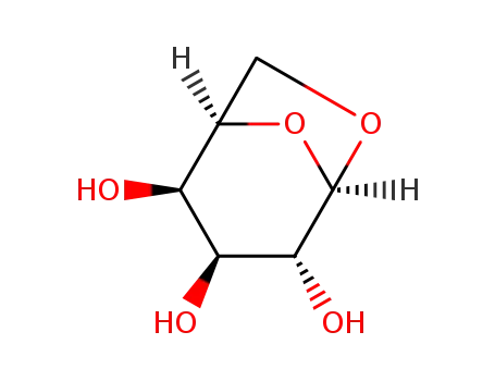 Molecular Structure of 644-76-8 (1,6-ANHYDRO-BETA-D-GALACTOPYRANOSE)