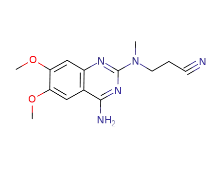 N-(4-amino-6,7-dimethoxy-quinazolin-2-yl)-N-methyl-2-cyanoethyl-amine