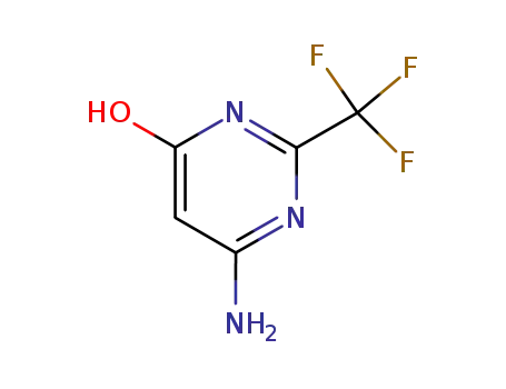 Molecular Structure of 1513-70-8 (4(3H)-PYRIMIDINONE, 6-AMINO-2-(TRIFLUOROMETHYL)-)