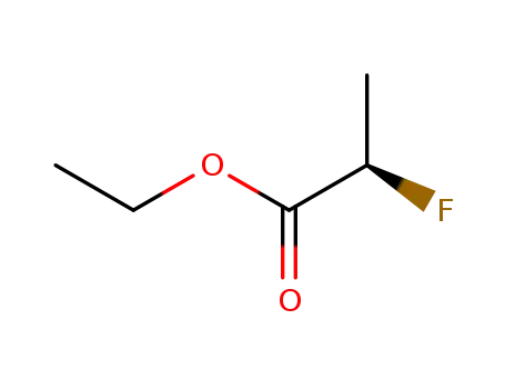 Molecular Structure of 72959-94-5 (Propanoic acid, 2-fluoro-, ethyl ester, (R)-)