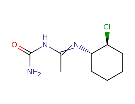 N-(1-Ureido-ethyliden)-trans-2-chlor-cyclohexylamin