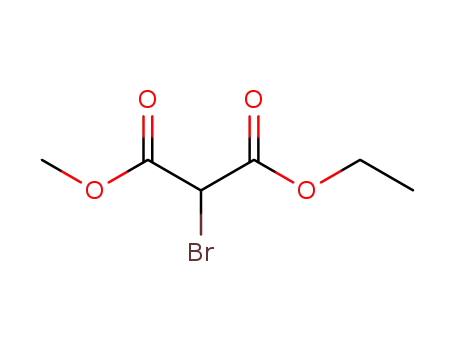 Molecular Structure of 93612-48-7 (Propanedioic acid, bromo-, ethyl methyl ester)