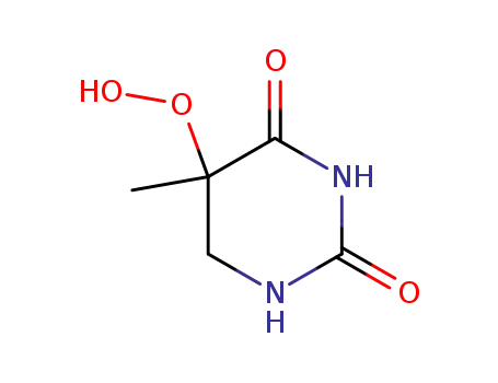 5-hydroperoxy-5,6-dihydrothymine