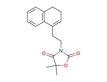 N-<2-(3,4-dihydro-1-naphtyl)ethyl>-5,5-dimethyl-2,4-oxazolidinedione