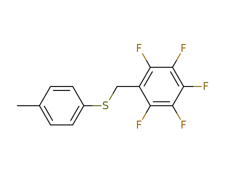2,3,4,5,6-pentafluorobenzyl p-tolyl sulfide