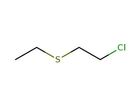 Molecular Structure of 693-07-2 (2-Chloroethyl ethyl sulfide)