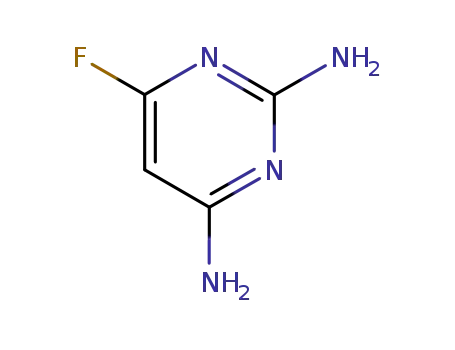 Molecular Structure of 696-83-3 (2,4-DIAMINO-6-FLUOROPYRIMIDINE)