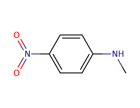 Molecular Structure of 100-15-2 (N-Methyl-4-nitroaniline)