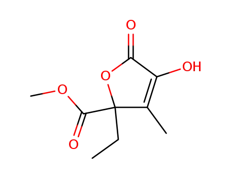 2-hydroxy-4-(methoxycarbonyl)-3-methyl-2-hexen-4-olid