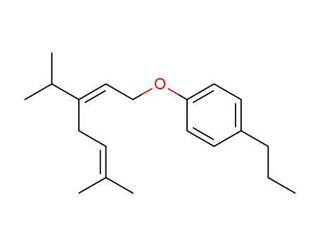 3-isopropyl-6-methyl-1-<(4-propylphenyl)oxy>hepta-2,5-diene