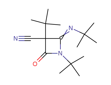 1,3-Di-tert-butyl-2-[(Z)-tert-butylimino]-4-oxo-azetidine-3-carbonitrile
