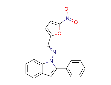 2-phenyl-1-(5-nitrofurfurylideneamino)indole