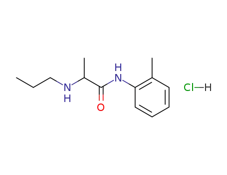 Molecular Structure of 1786-81-8 (Propitocaine hydrochloride)