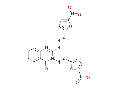3-(5-nitrofurfurylideneamino)-2-<2-(5-nitrofurfurylidene)hydrazino>-4(3H)-quinazolinone