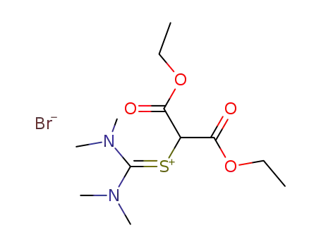 2-(1,3-diethoxy-1,3-dioxopropan-2-yl)-1,1,3,3-tetramethylthiouronium bromide