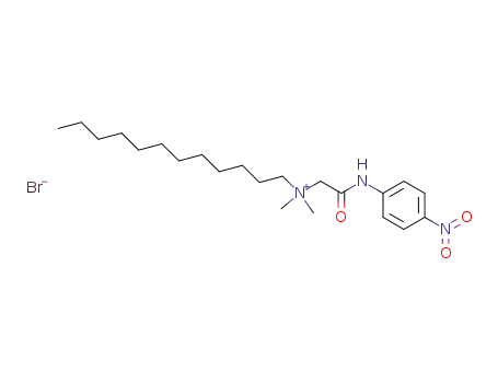 Dodecyl-dimethyl-[(4-nitro-phenylcarbamoyl)-methyl]-ammonium; bromide
