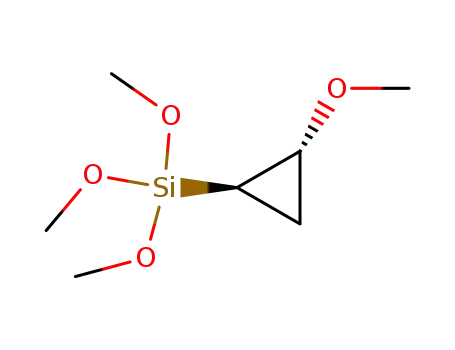 trans-1-Methoxy-2-(trimethoxysilyl)-cyclopropan