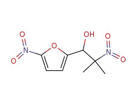 2-(1-hydroxy-2-methyl-2-nitropropyl)-5-nitrofuran