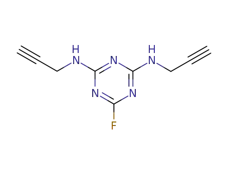 2-fluoro-4,6-bis(propargylamino)-1,3,5-triazine