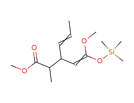 methyl 5-methoxy-2-methyl-3-(1-propenyl)-5-trimethylsiloxy-4-pentenoate