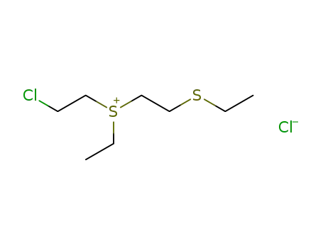 (2-chloroethyl)(ethyl)(2-(ethylthio)ethyl)sulfonium chloride