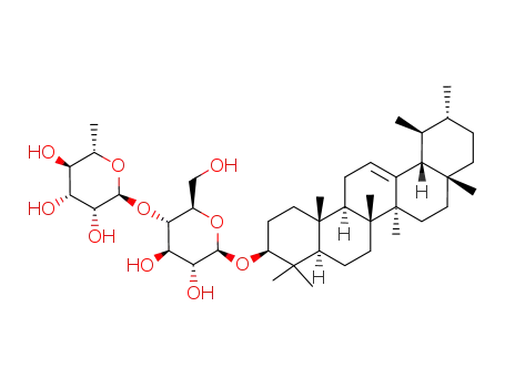 α-L-rhamnopyranosyl-(1->4)-β-D-glucopyranosyl-(1->3)-α-amyrin
