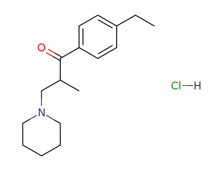 Molecular Structure of 56839-43-1 (Eperisone hydrochloride)