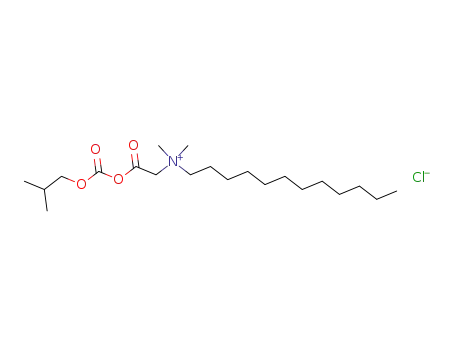 Dodecyl-(2-isobutoxycarbonyloxy-2-oxo-ethyl)-dimethyl-ammonium; chloride