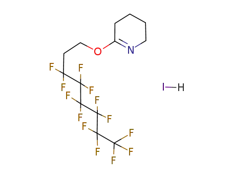 6-(3,3,4,4,5,5,6,6,7,7,8,8,8-Tridecafluoro-octyloxy)-2,3,4,5-tetrahydro-pyridine; hydriodide