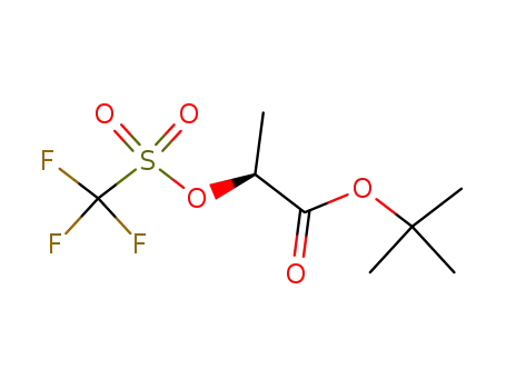 (-)-(2S)-trifluoromethanesulfonyloxy-propionic acid tert-butyl ester