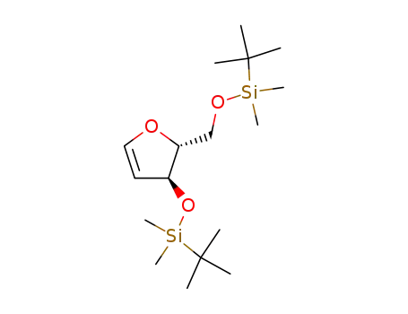 3,5-bis-O,O-(tert-butyldimethylsilyl)-1,2-didehydro-1,2-dideoxy-D-ribofuranose
