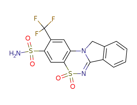 3-Sulfamoyl-2-trifluoromethyl-11H-isoindolo<1,2-c><1,2,4>benzothiadiazine 5,5-dioxide