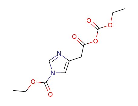 4-(2-Ethoxycarbonyloxy-2-oxo-ethyl)-imidazole-1-carboxylic acid ethyl ester