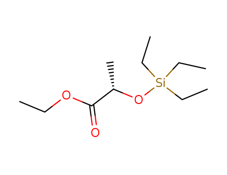 Propanoic acid, 2-[(triethylsilyl)oxy]-, ethyl ester, (S)-
