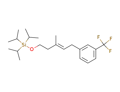 Triisopropyl-[(E)-3-methyl-5-(3-trifluoromethyl-phenyl)-pent-3-enyloxy]-silane