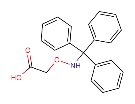 Molecular Structure of 112257-05-3 (Acetic acid, [[(triphenylmethyl)amino]oxy]-)