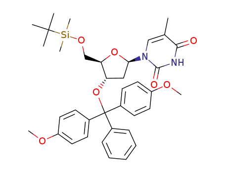 5'-O-tert-butyldimethylsilyl-3'-O-(4,4'-dimethoxytriphenylmethyl)thymidine