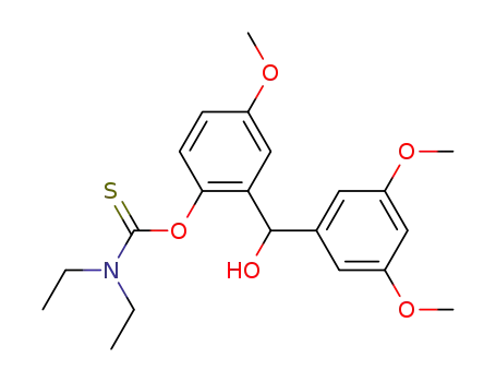 O-[2-(3',5'-dimethoxy-α-hydroxybenzyl)-4-methoxyphenyl] N,N-diethylthiocarbamate